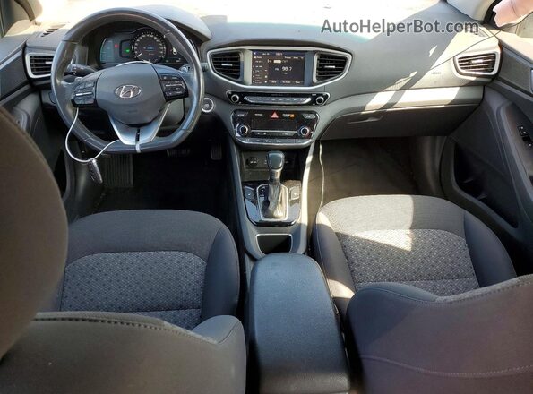 KMHC75LC3JU073171 2018 HYUNDAI IONIQ Black Առջևի վահանակի տեսք