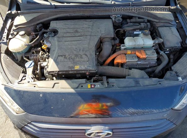 KMHC75LC3JU073171 2018 HYUNDAI IONIQ Black Սալոնի հետևի տեսք