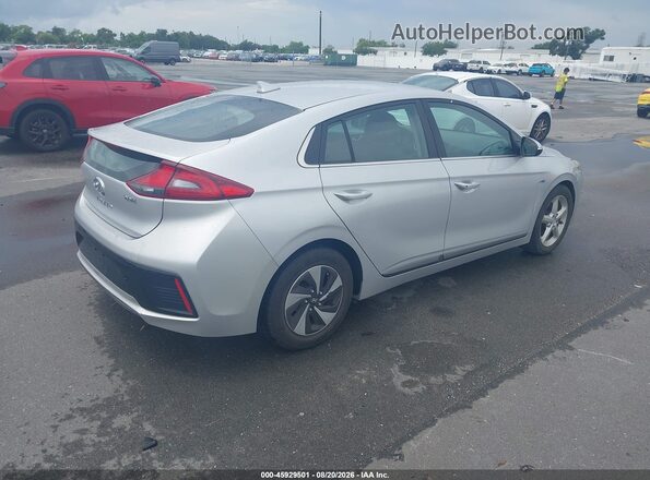 KMHC75LC4HU028038 2017 HYUNDAI IONIQ HYBRID Silver უკანა მარჯვენა