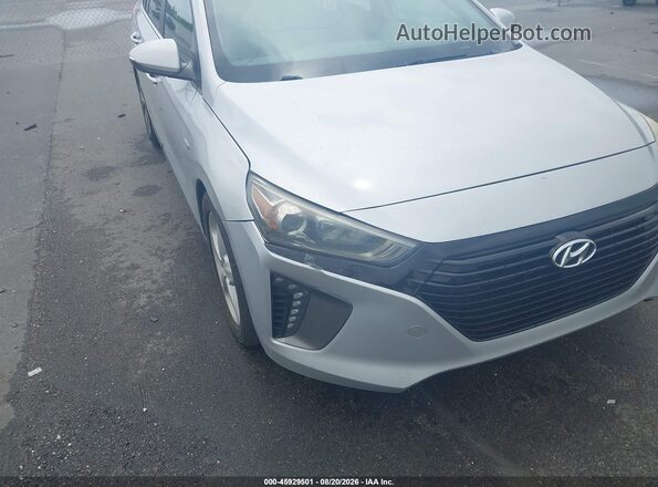KMHC75LC4HU028038 2017 HYUNDAI IONIQ HYBRID Silver წინა ხედი