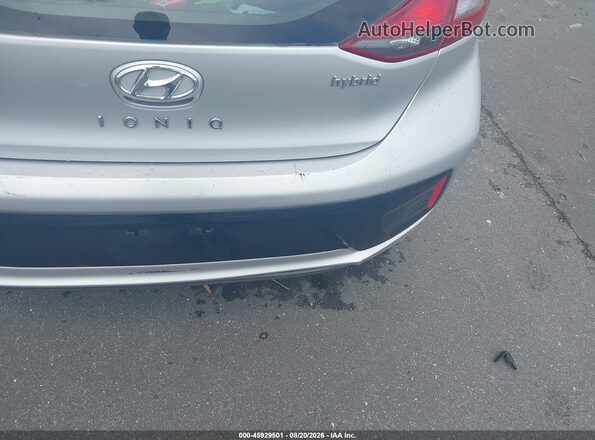 KMHC75LC4HU028038 2017 HYUNDAI IONIQ HYBRID Silver უკანა სალონის ხედი
