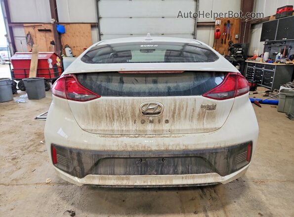 KMHC75LC4LU207074 2020 HYUNDAI IONIQ White Вид ззаду