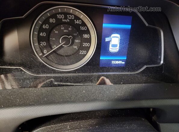 KMHC75LC4LU207074 2020 HYUNDAI IONIQ White Вид щитка приладів