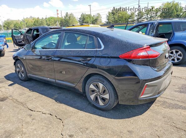 KMHC75LC5HU028680 2017 HYUNDAI IONIQ Black უკანა მარცხენა