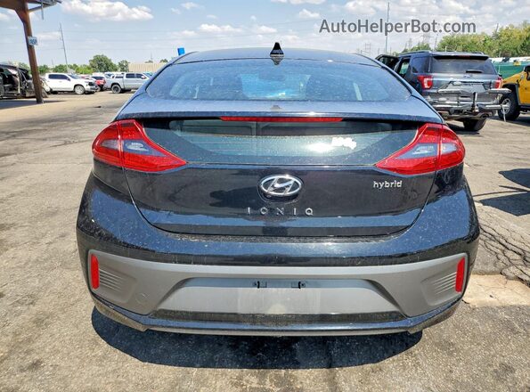 KMHC75LC5HU028680 2017 HYUNDAI IONIQ Black უკანა ხედი
