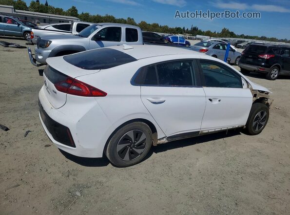 KMHC75LC5JU061748 2018 HYUNDAI IONIQ White უკანა მარჯვენა