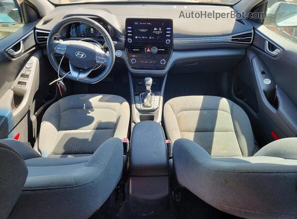 KMHC75LC5NU282613 2022 HYUNDAI IONIQ White Առջևի վահանակի տեսք