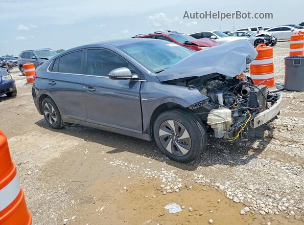 KMHC75LC6JU065162 2018 HYUNDAI IONIQ Gray Delantero derecho
