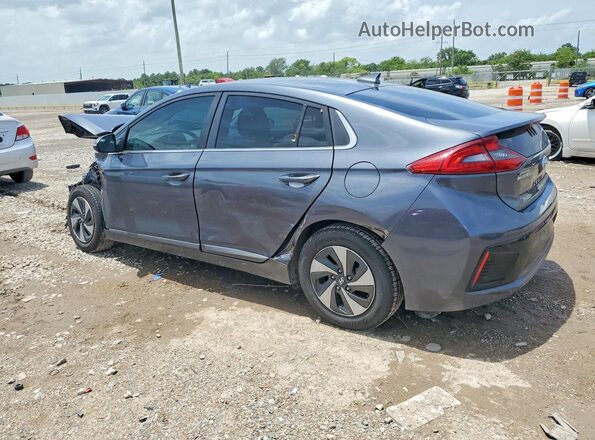 KMHC75LC6JU065162 2018 HYUNDAI IONIQ Gray Trasero izquierdo