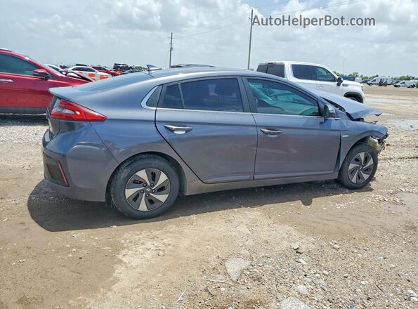 KMHC75LC6JU065162 2018 HYUNDAI IONIQ Gray Trasero derecho