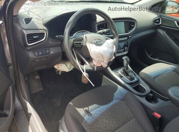 KMHC75LC6JU065162 2018 HYUNDAI IONIQ Gray Vista del salpicadero