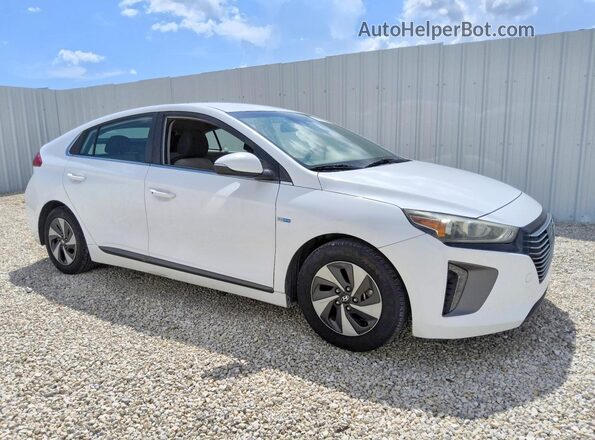 KMHC75LC6KU117746 2019 HYUNDAI IONIQ White Przód prawy