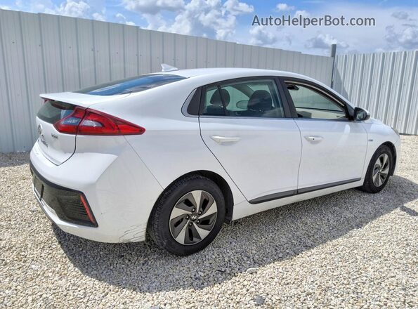 KMHC75LC6KU117746 2019 HYUNDAI IONIQ White Tył prawy