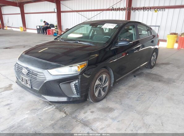 KMHC75LC7JU099448 2018 HYUNDAI IONIQ HYBRID Черный Передняя левая четверть