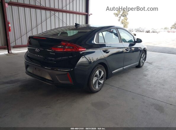 KMHC75LC7JU099448 2018 HYUNDAI IONIQ HYBRID Черный Задняя правая четверть