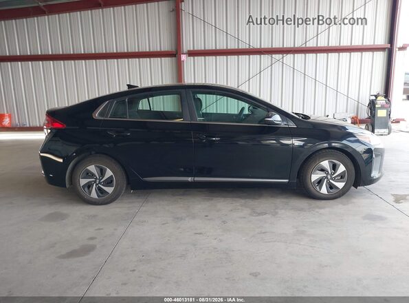KMHC75LC7JU099448 2018 HYUNDAI IONIQ HYBRID Черный Вид задней части салона
