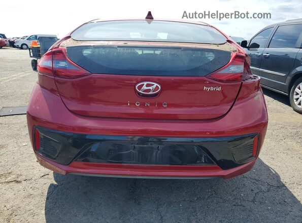 KMHC75LC7KU118551 2019 HYUNDAI IONIQ Red Հետևի տեսք