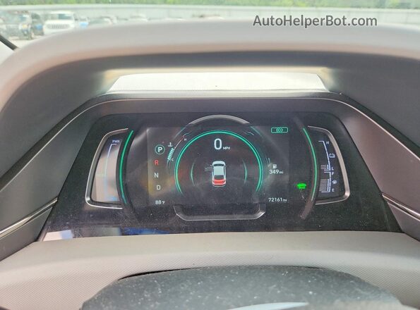 KMHC75LC7LU197513 2020 HYUNDAI IONIQ Серебряный Вид щитка приборов