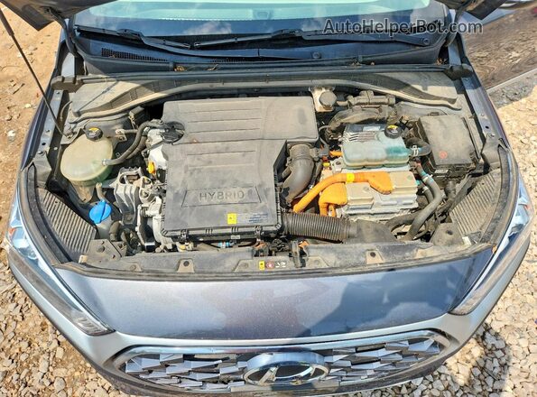 KMHC75LC7LU197513 2020 HYUNDAI IONIQ Серебряный Вид задней части салона