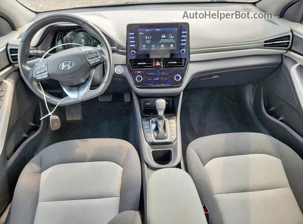 KMHC75LC7LU197513 2020 HYUNDAI IONIQ Серебряный Вид панели приборов