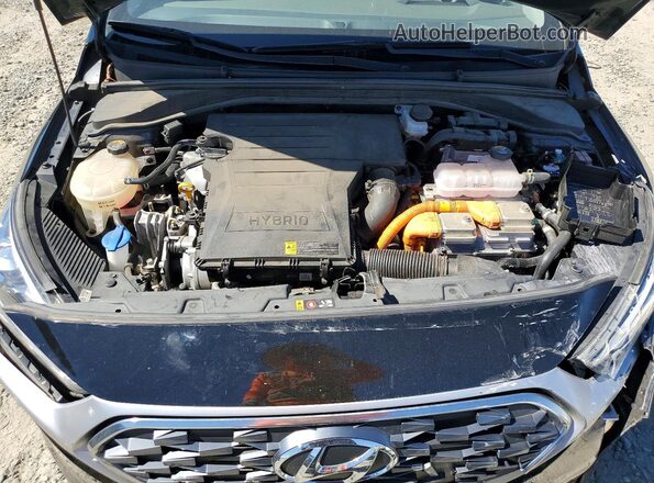 KMHC75LC7NU282502 2022 HYUNDAI IONIQ Black Widok wnętrza z tyłu