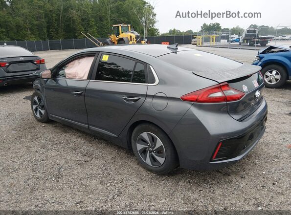KMHC75LC8HU021447 2017 HYUNDAI IONIQ HYBRID Серый Задняя левая четверть