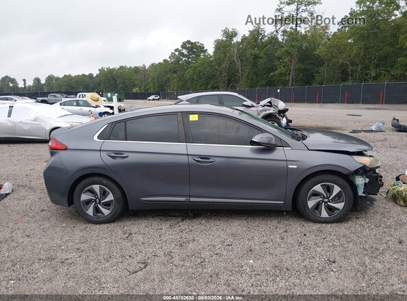 KMHC75LC8HU021447 2017 HYUNDAI IONIQ HYBRID Серый Панорамный вид салона 360°