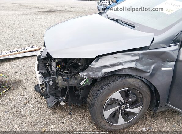 KMHC75LC8HU021447 2017 HYUNDAI IONIQ HYBRID Серый Вид спереди