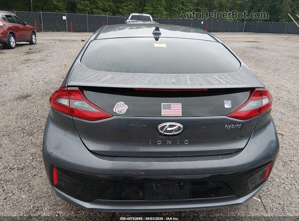 KMHC75LC8HU021447 2017 HYUNDAI IONIQ HYBRID Серый 