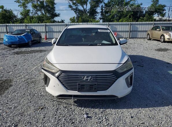 KMHC75LC8HU031458 2017 HYUNDAI IONIQ White Widok z przodu