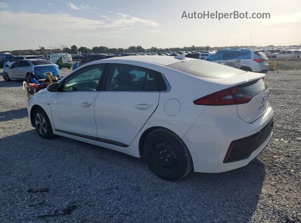 KMHC75LC8HU031458 2017 HYUNDAI IONIQ White Tył lewy