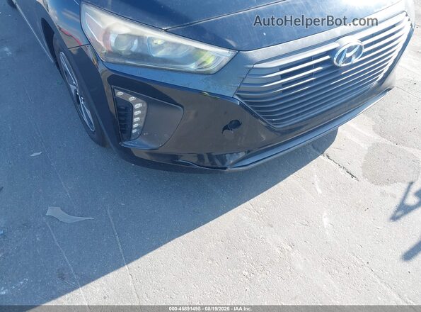 KMHC75LC8HU041391 2017 HYUNDAI IONIQ HYBRID Black Вид спереду