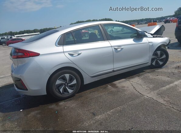 KMHC75LC8JU067995 2018 HYUNDAI IONIQ HYBRID Silver Задня права чверть