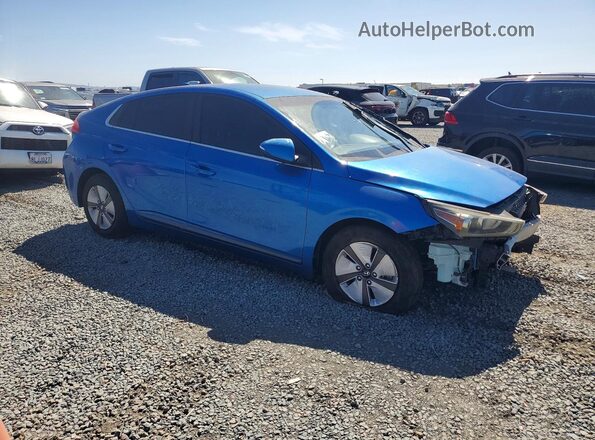 KMHC75LC8JU099393 2018 HYUNDAI IONIQ Blue Przód prawy