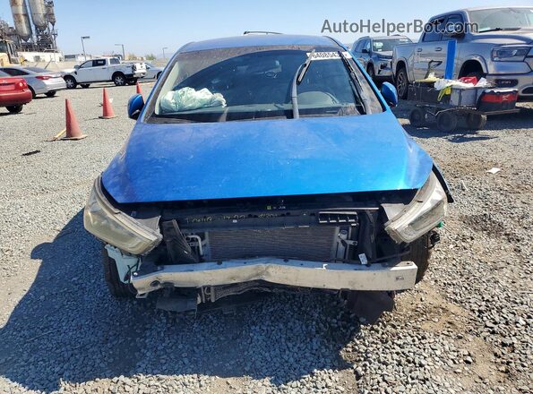 KMHC75LC8JU099393 2018 HYUNDAI IONIQ Blue Widok z przodu