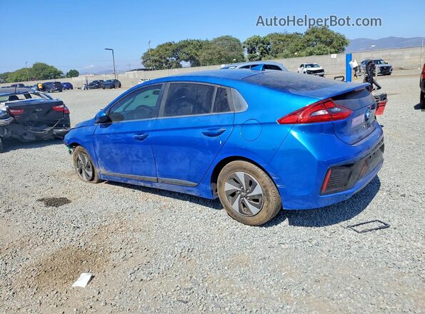 KMHC75LC8JU099393 2018 HYUNDAI IONIQ Blue Tył lewy