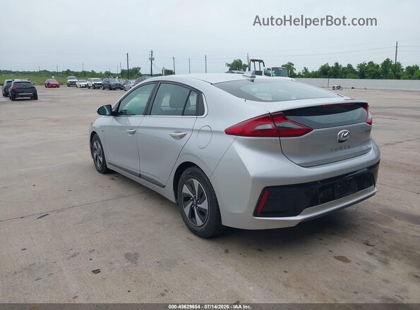 KMHC75LC8KU106893 2019 HYUNDAI IONIQ HYBRID Silver Հետևի ձախ