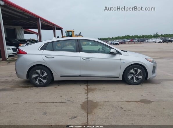 KMHC75LC8KU106893 2019 HYUNDAI IONIQ HYBRID Silver Սալոնի հետևի տեսք