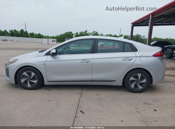 KMHC75LC8KU106893 2019 HYUNDAI IONIQ HYBRID Silver Սալոնի 360 աստիճան տեսք