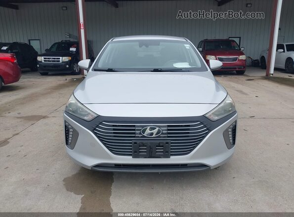 KMHC75LC8KU106893 2019 HYUNDAI IONIQ HYBRID Silver Սարքավորումների վահանակի տեսք