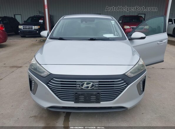 KMHC75LC8KU106893 2019 HYUNDAI IONIQ HYBRID Silver Դիմացի տեսք