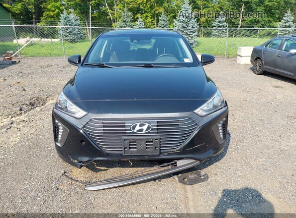 KMHC75LC8KU134810 2019 HYUNDAI IONIQ HYBRID Черный Вид щитка приборов
