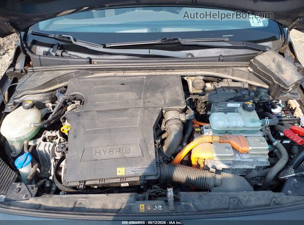 KMHC75LC8KU134810 2019 HYUNDAI IONIQ HYBRID Черный Вид сзади