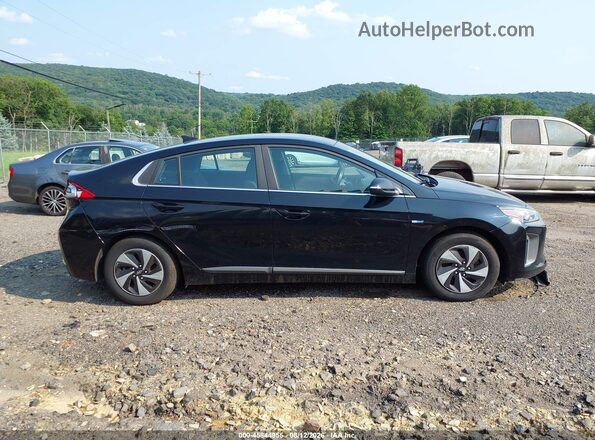 KMHC75LC8KU134810 2019 HYUNDAI IONIQ HYBRID Черный Вид задней части салона