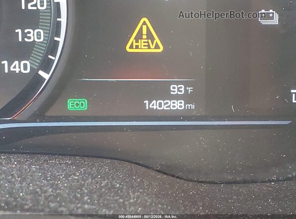 KMHC75LC8KU134810 2019 HYUNDAI IONIQ HYBRID Черный 