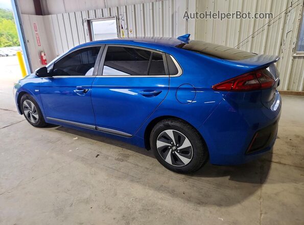 KMHC75LC9JU064992 2018 HYUNDAI IONIQ Blue Tył lewy