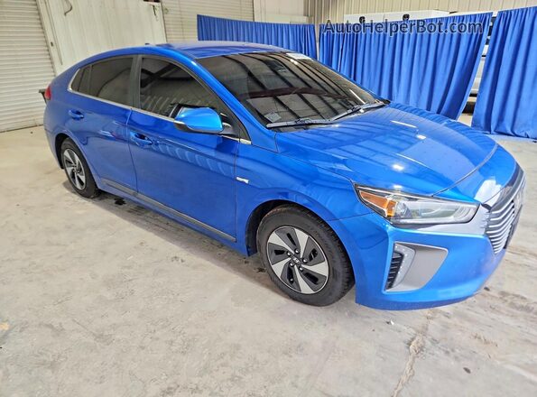 KMHC75LC9JU064992 2018 HYUNDAI IONIQ Blue Przód prawy