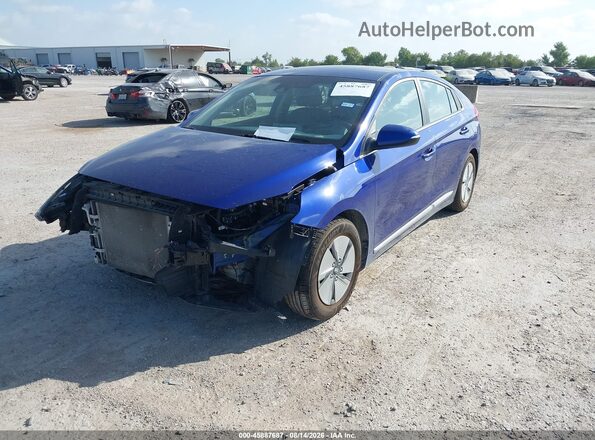 KMHC75LC9MU255039 2021 HYUNDAI IONIQ HYBRID Dark Blue Передня ліва чверть