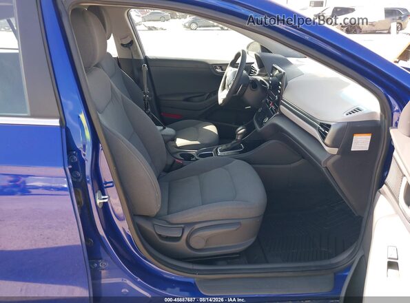 KMHC75LC9MU255039 2021 HYUNDAI IONIQ HYBRID Dark Blue Вид салону спереду