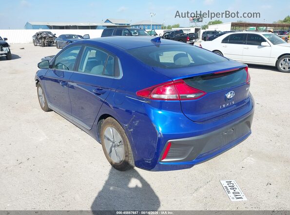 KMHC75LC9MU255039 2021 HYUNDAI IONIQ HYBRID Dark Blue Задня ліва чверть